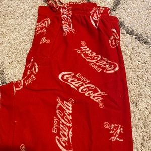Mens Coca-Cola pajama pants